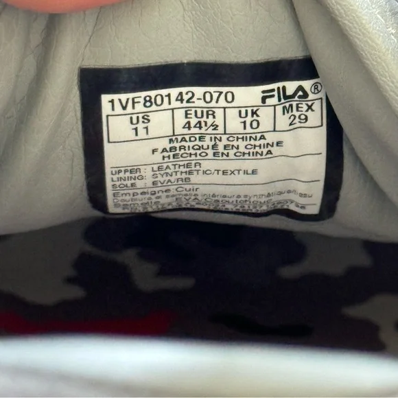 Fila X Staple Pigeon Low Top Sneaker Size 11 Men - Picture 10 of 10